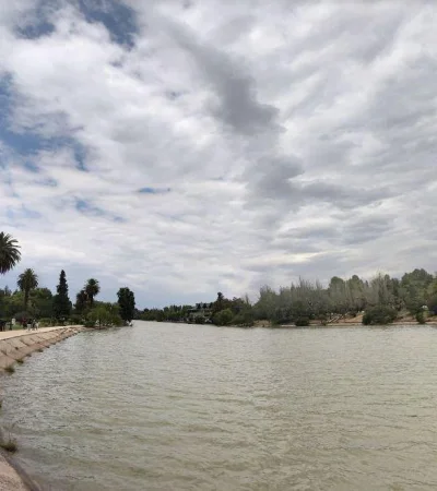 Lago del parque - Mendoza