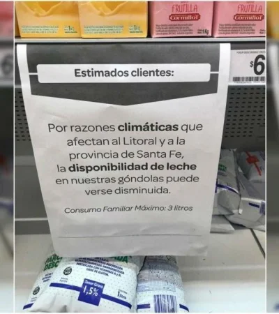 leche-faltante-argentina-supermercados-la-serenísima-santa-fe-situacion