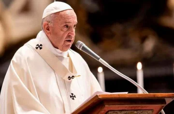 Francisco mandó un video con saludos a los fieles de la Virgen de Lourdes