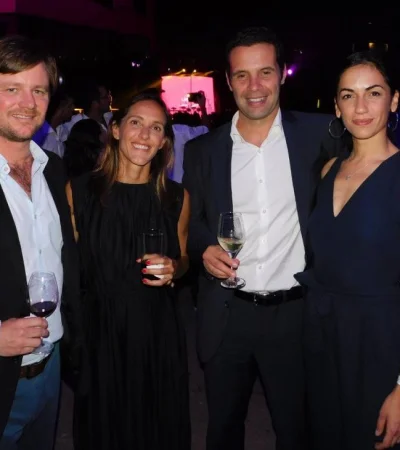 Miguel Stuart Milne, Belén, Juan Mazol y Victoria Minassian.