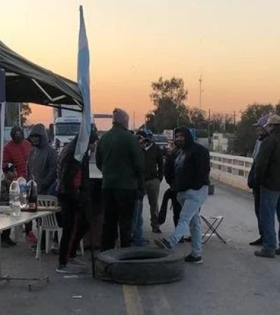 Protesta-Desaguadero