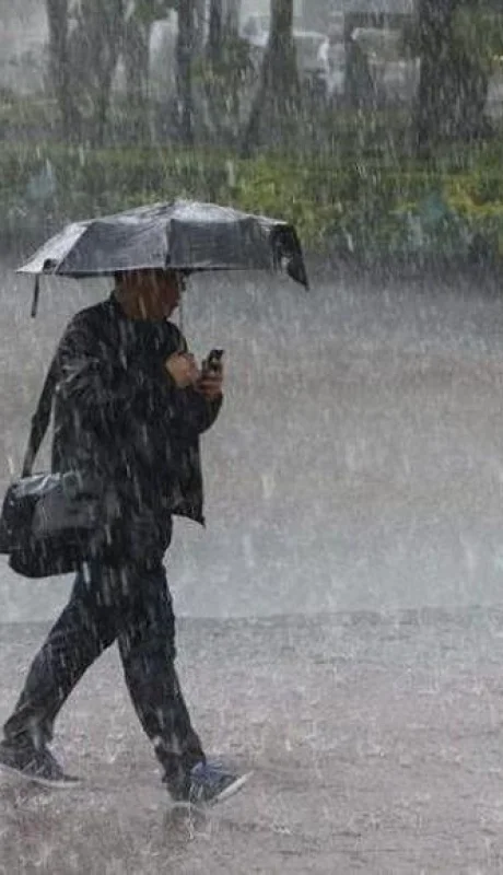 En Trenquen Lauquen las tormentas eran muy intensas a las 09.44 de la mañana del miércoles 5 de febrero.