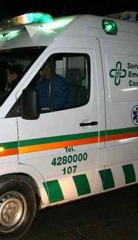 Ambulancia del Servicio de Emergencia Coordinado.