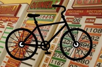 ¿Qué número es la bicicleta en la quiniela?