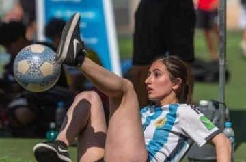 Camila Rivera se coronó campeona latinoamericana de fútbol freestyle