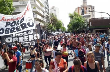 Marcha nacional del Partido Obrero contra las medidas económicas del nuevo Gobierno