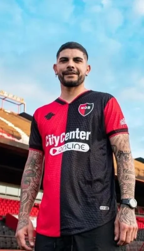 Ever Banega cuando fue presentado en Newell's. Ya se desvinculó