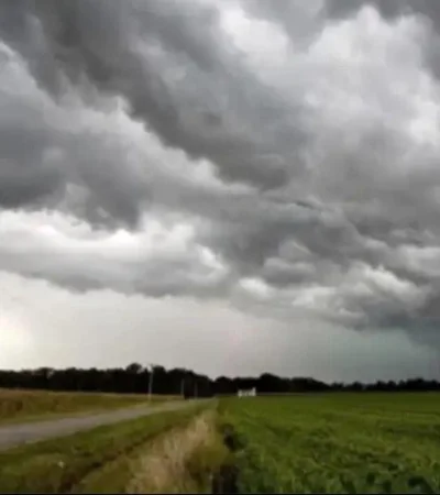 Las tormentas iniciaron el viernes por la mañana en parte de Córdoba,  Santa Fe y con especial concentración en Entre Ríos.