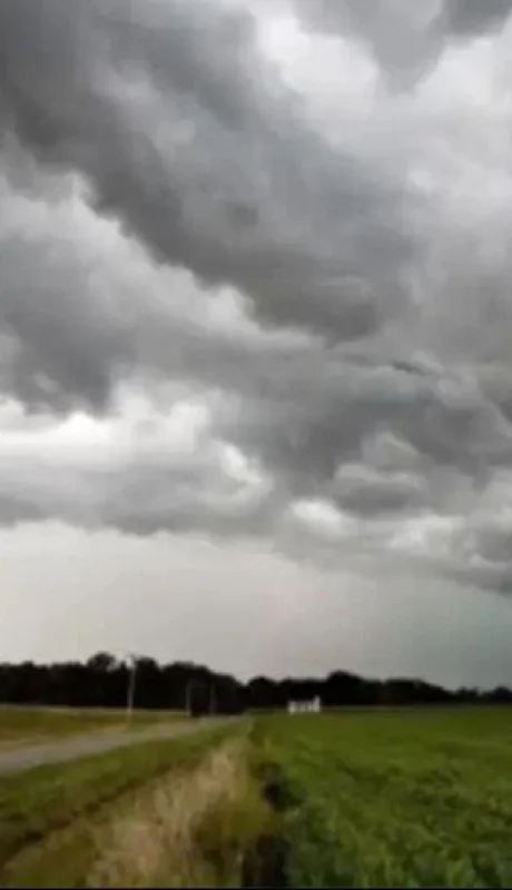 Las tormentas iniciaron el viernes por la mañana en parte de Córdoba,  Santa Fe y con especial concentración en Entre Ríos.