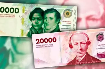 Cuándo llegarán a los usuarios los nuevos billetes de 20 mil pesos
