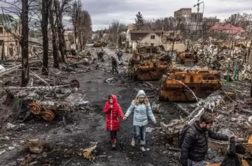 La guerra de Ucrania a vuelo de dron