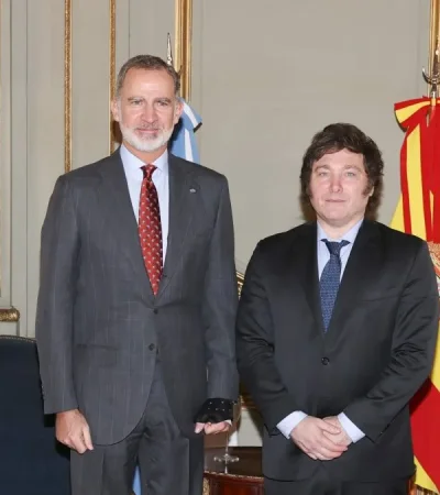 Javier Milei y el rey español Felipe VI.jpg
