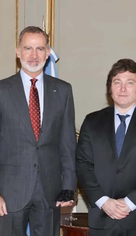 Javier Milei y el rey español Felipe VI.jpg