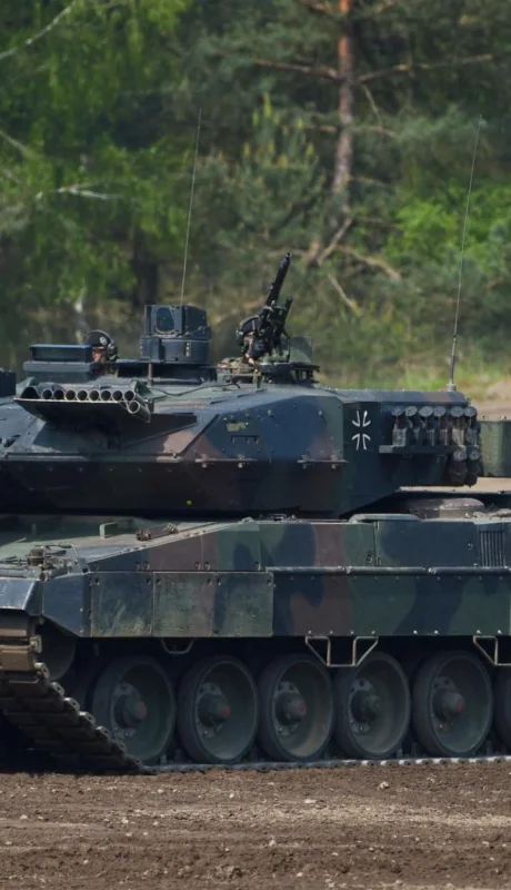 Tanque alemán Leopard para entregar a Ucrania