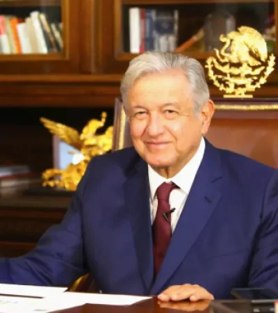 El presidente de México, Andrés Manuel López Obrador, compartió esta imagen el 25 de enero de 2021.
