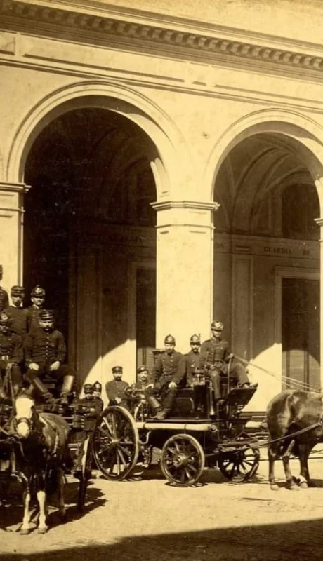 Primer cuartel de Bomberos de Mendoza.