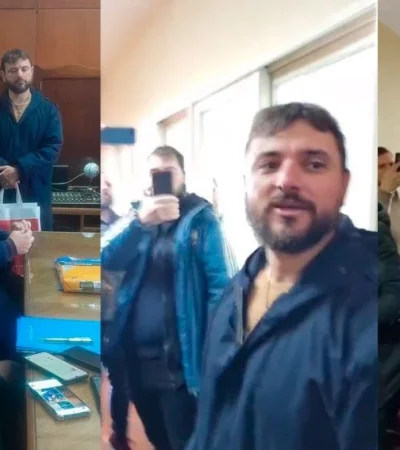 Secuencia del escandalo entre Grabois y Gianni.