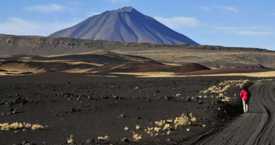 Con más de 800 volcanes, la Payunia constituye uno de los parques volcánicos de mayor densidad y diversidad del planeta.