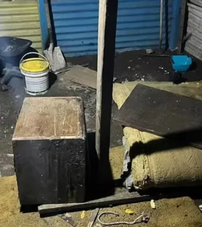 Lugar donde estuvo cautivo el adolescente