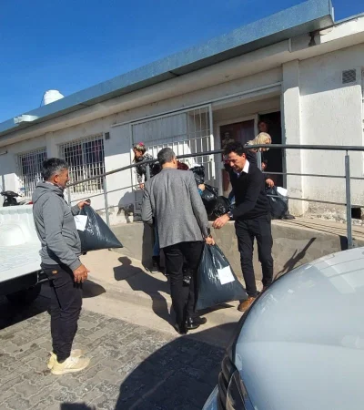 Entrega de donaciones