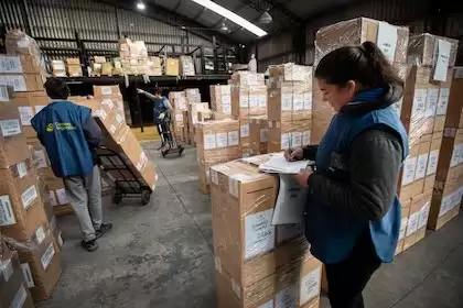 Correo Argentino urnas