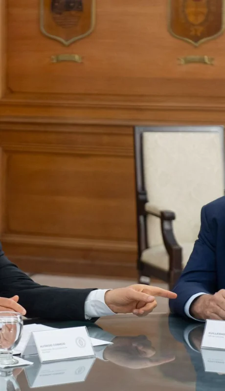 Alfredo Cornejo y Guillermo Francos.