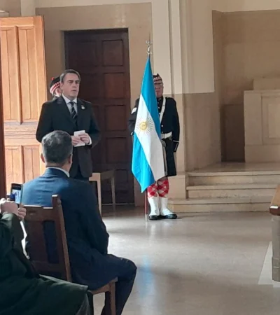 El presidente del Cementerio Británico en Buenos Aires, John Hunter.