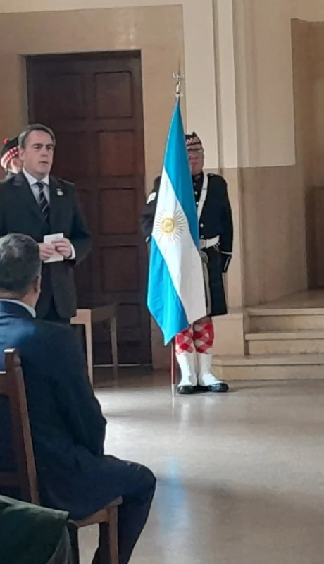El presidente del Cementerio Británico en Buenos Aires, John Hunter.