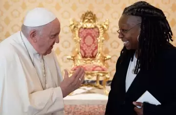La genial Whoopi Goldberg será recibida por el Papa Francisco