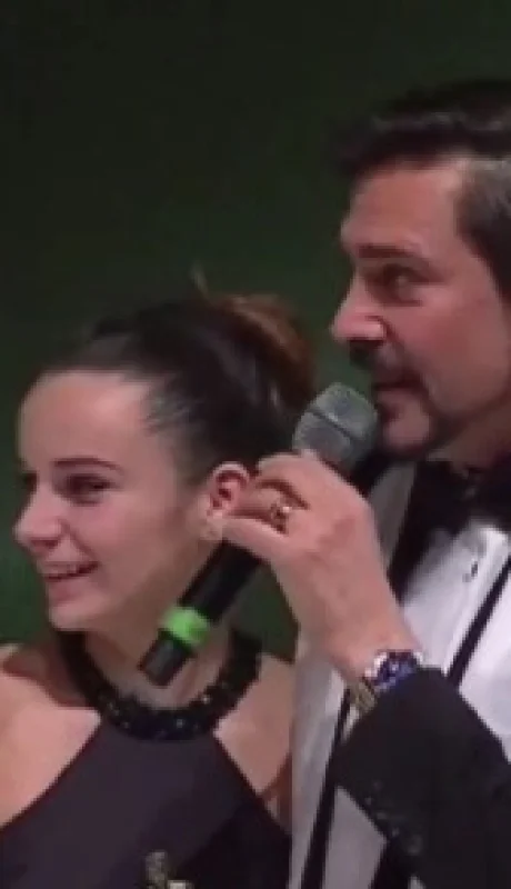 Matías Alé y su novia Martina