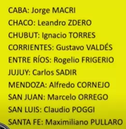 gobernadores jxc ley bases