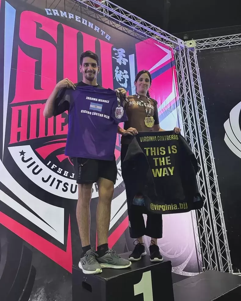 Virginia Contreras, se consagró en Brasil