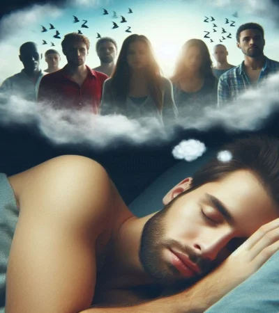 Sueño con desconocidos.