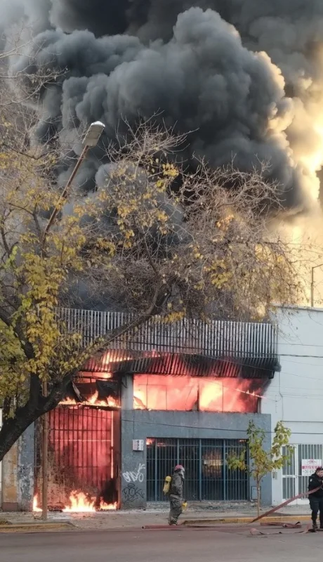 Incendio en Mendoza