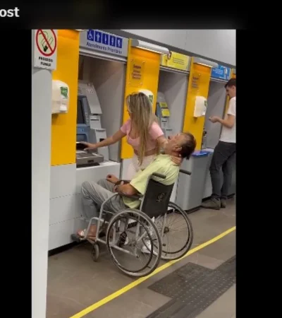 La mujer de Brasil retiró dinero utilizando la huella dactilar de su acompañante.