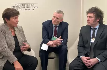 Milei arribó a Suiza para la cumbre por Ucrania