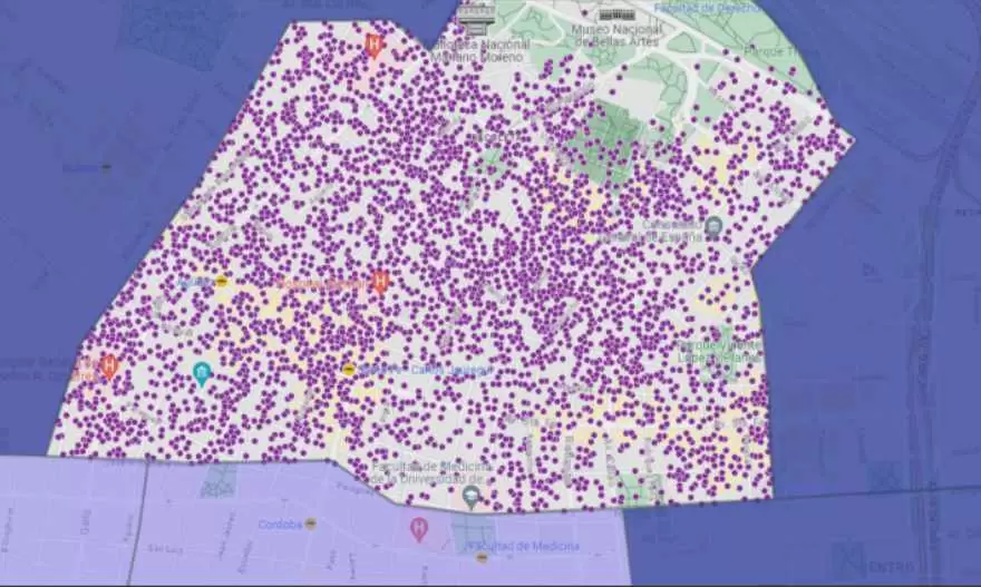 Recoleta está bombardeada de alquileres temporarios