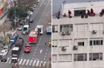 Rescataron a los hermanos que se habían atrincherado en un edificio en Caballito