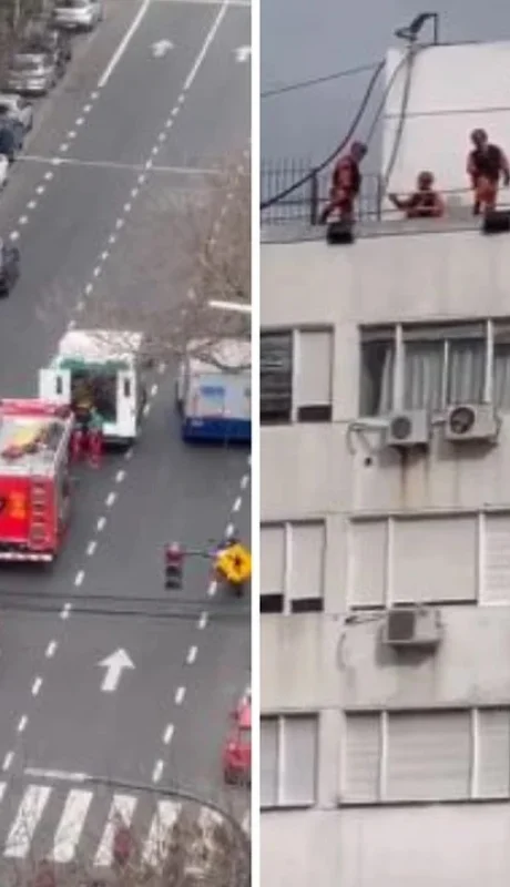 Se atrincheraron en un edificio en pleno centro del barrio porteño.