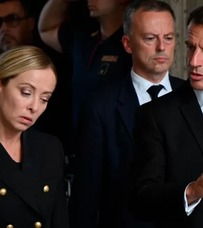 meloni y macron