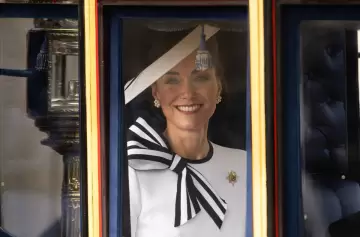 Kate Middleton reapareció en público tras su lucha contra el cáncer