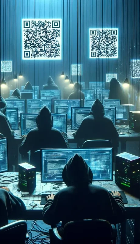 Quishing ataque cibernético.