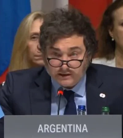 Javier Milei y Diana Mondino