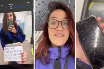 Encontró un iPhone en la calle durante una tormenta y decidió devolverlo