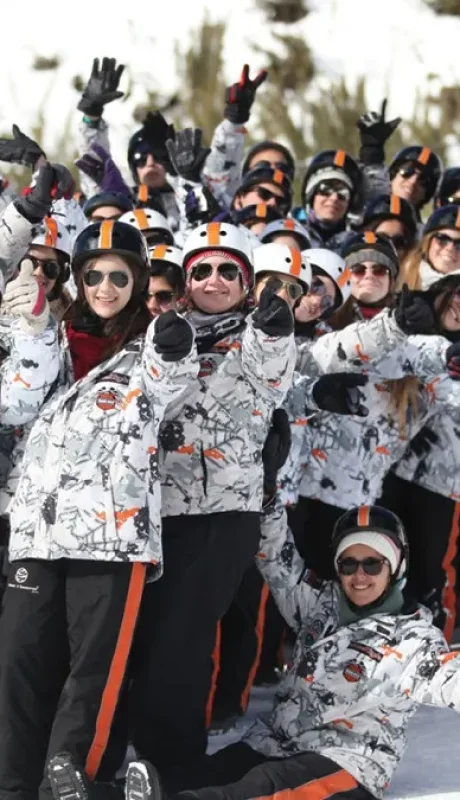 Egresados en Bariloche.