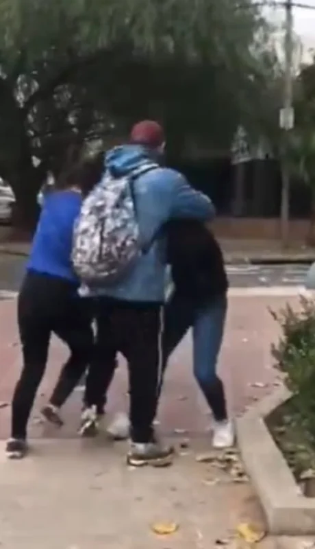 Pelea entre alumnas. Ramos Mejía