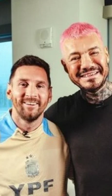 Marcelo Tinelli con Lionel Messi
