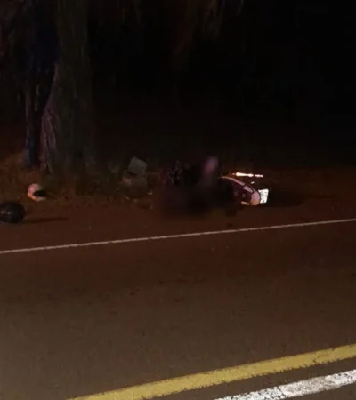 La escena del accidente