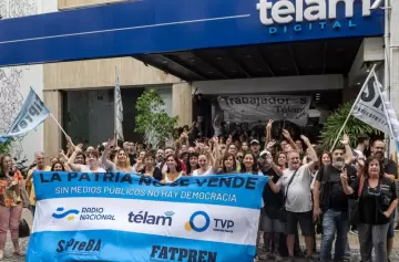 Agencia Télam: "Nos llamaron barrabravas, pero acá seguimos reclamando"