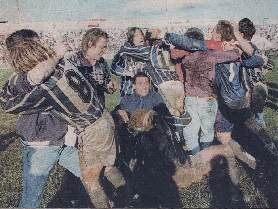 El festejo luego de la final